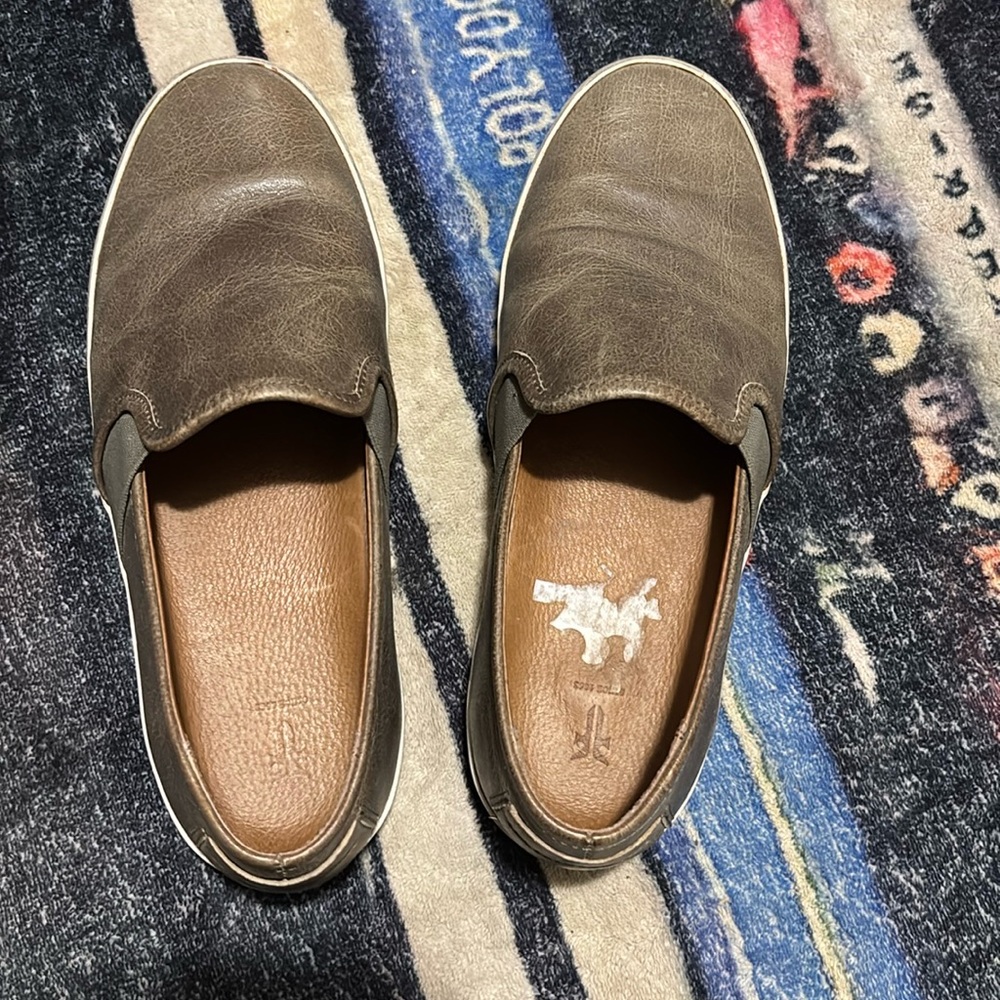 Frye Brown Leather Loafers
